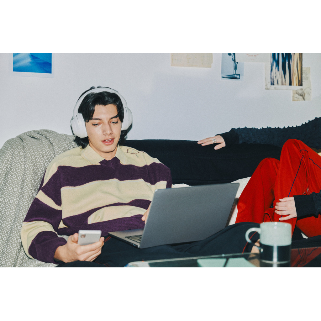 Навушники Sony Over-ear Ult Wear WHULT900N Off White (WHULT900NW.CE7) - зображення 4