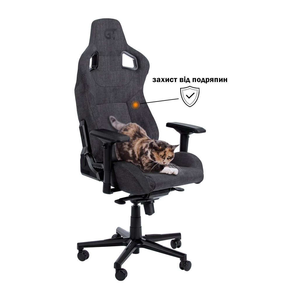 Крісло ігрове GT Racer X-8005 Dark Gray - зображення 3