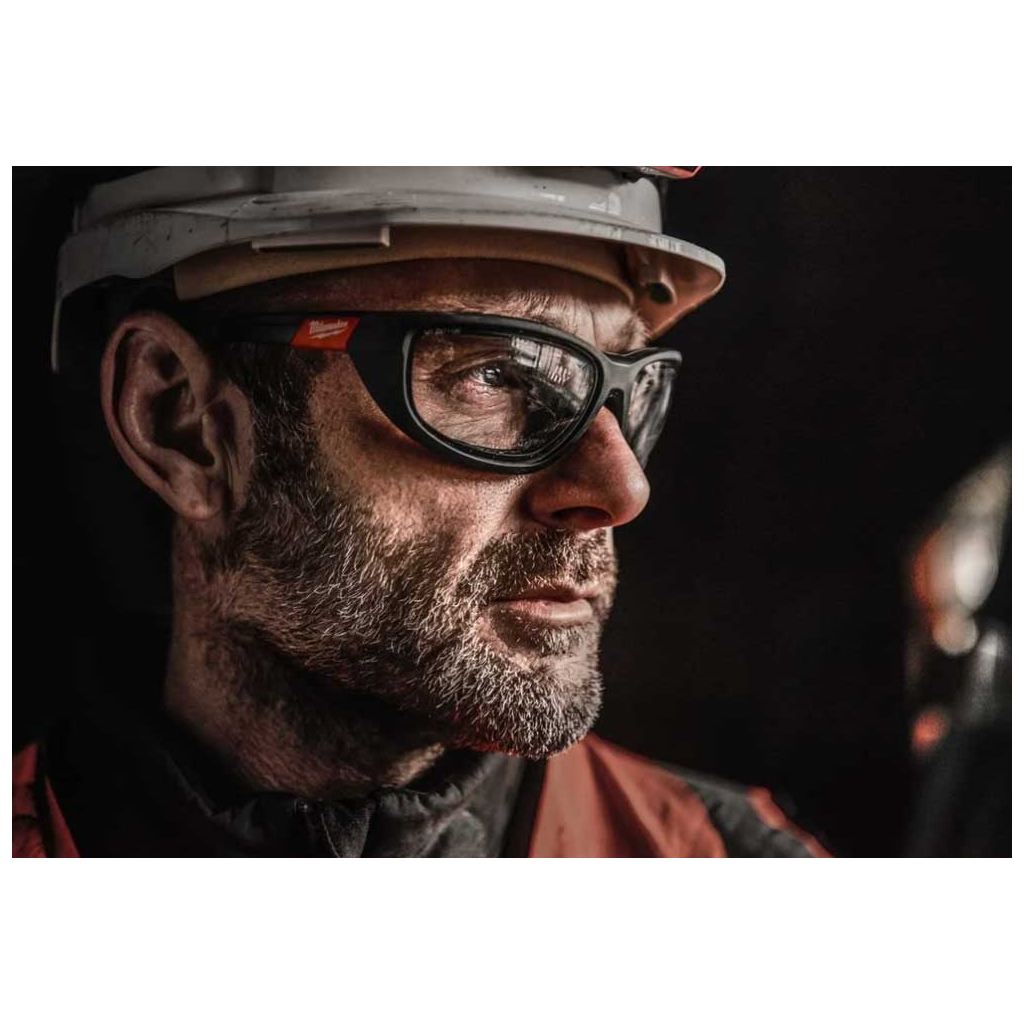 Захисні окуляри Milwaukee Premium, прозорі з м'якими вкладками (4932471885) - изображение 7