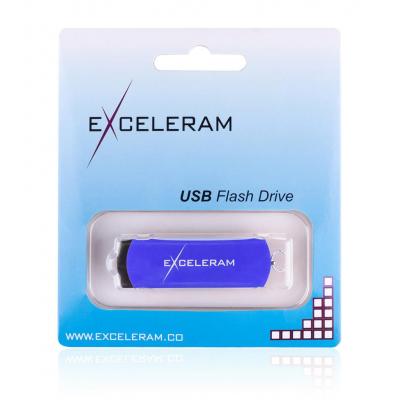 USB флеш накопичувач eXceleram 64GB P2 Series Blue/Black USB 2.0 (EXP2U2BLB64) - зображення 8