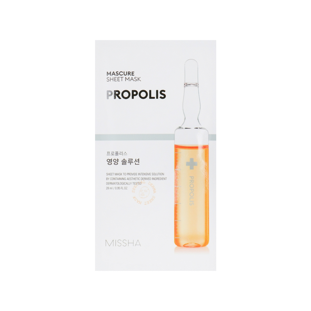 Маска для обличчя Missha Propolis Живильна 28 мл (8809581456594) - зображення 1