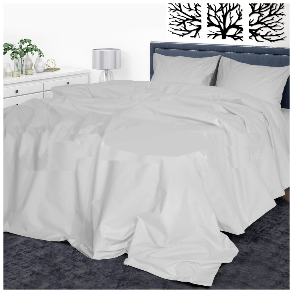 Постільна білизна Ярослав Бязь гладкофарбована з простирадлом B8 полуторна (44097) - зображення 1