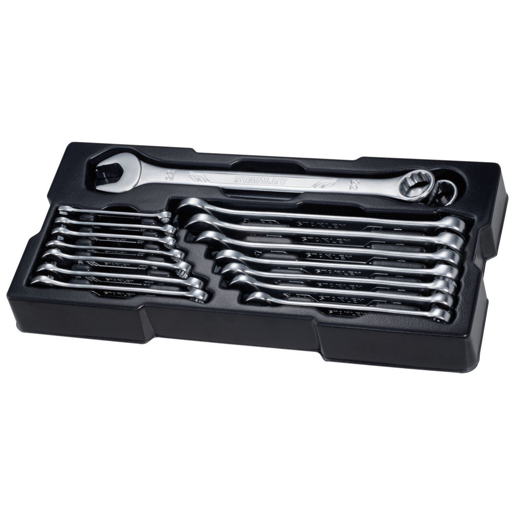 Ключ Stanley комбінованих MaxiDrive, 16 шт., у ложементі (STMT1-74178) - зображення 1