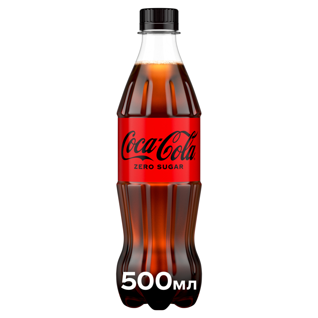 Напій Coca-Cola Zero Безалкогольний сильногазований Без цукру 500 мл (5449000131836) - зображення 1