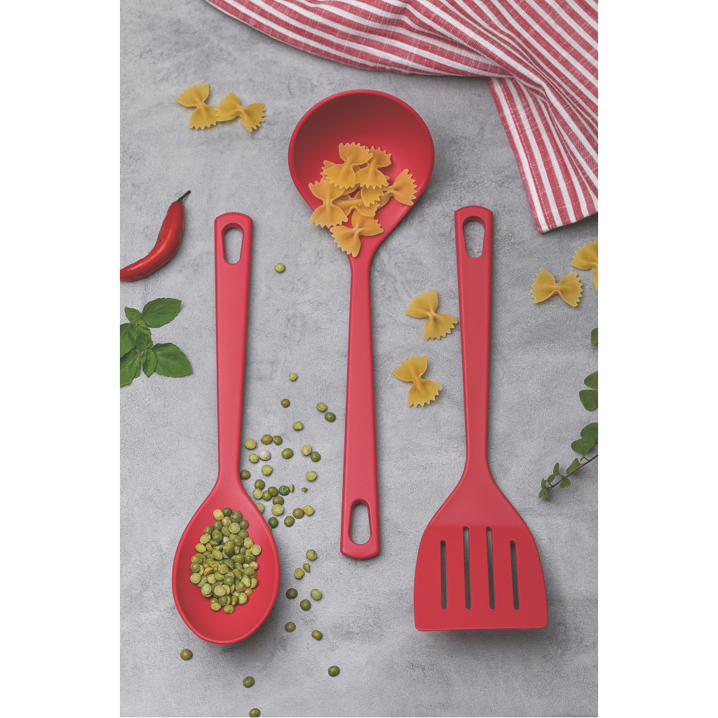 Лопатка кухонна Tramontina Utilita з прорізами Червона (25125/170) - зображення 3