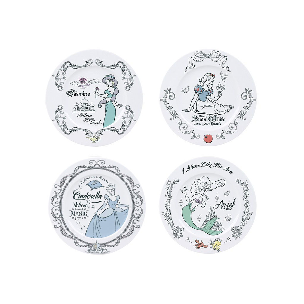 Тарілка ABYstyle Disney Princesses 4 шт (ABYTAB007) - зображення 1