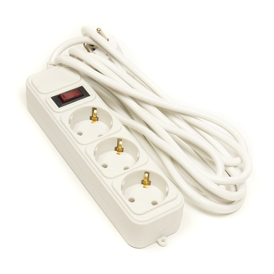 Мережевий фільтр живлення PowerPlant 3 м, 3 розетки, евростандарт (JY-1054/3) (PPSA10M30S3) - зображення 3