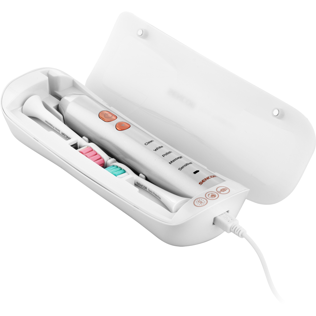 Електрична зубна щітка Sencor SOC 3313PW (SOC3313PW) - зображення 8