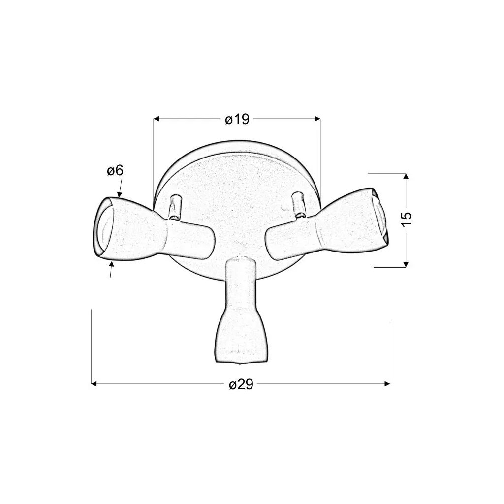 Спот Candellux 98-50601 PICARDO (98-50601) - зображення 3