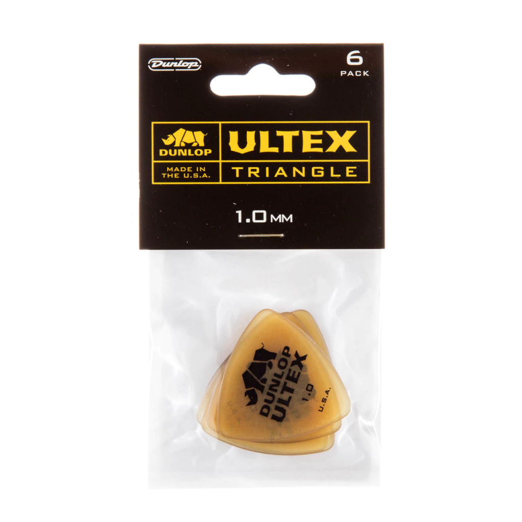 Медіатор Jim Dunlop Ultex Triangle Pick 1.0mm 6 шт. (426P1.0) - зображення 3