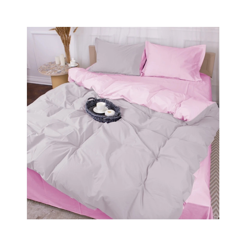 Постільна білизна MirSon Poplin Line 018 + 054 Richelle 110x140 (2200006277477) - зображення 1