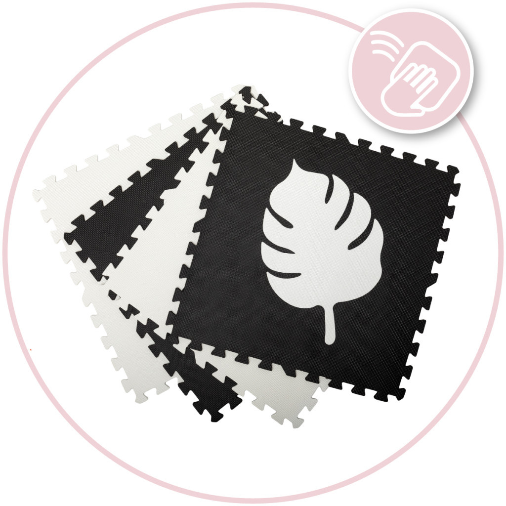 Дитячий килимок MoMi пазл Feli 120 х 120 cм Black (AKCE00028) - зображення 8