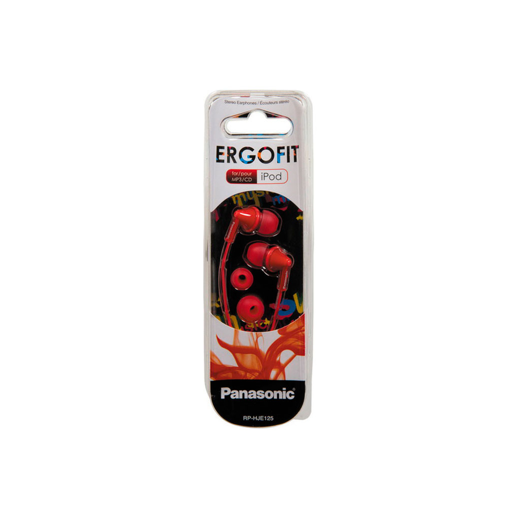 Навушники Panasonic RP-HJE125E-R - зображення 2