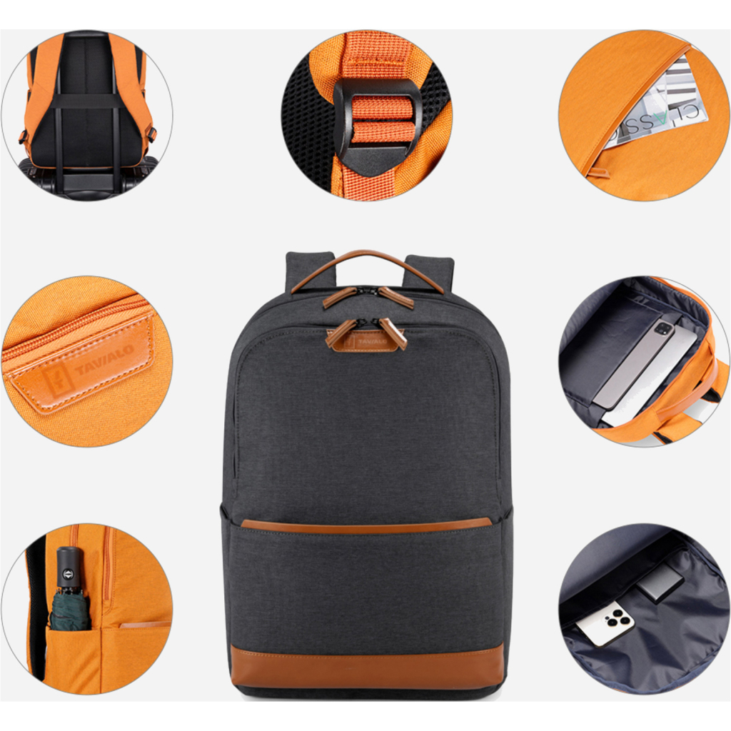 Рюкзак для ноутбука Tavialo 15.6" PORTA TD20 gray, 20L (222224005) - зображення 2