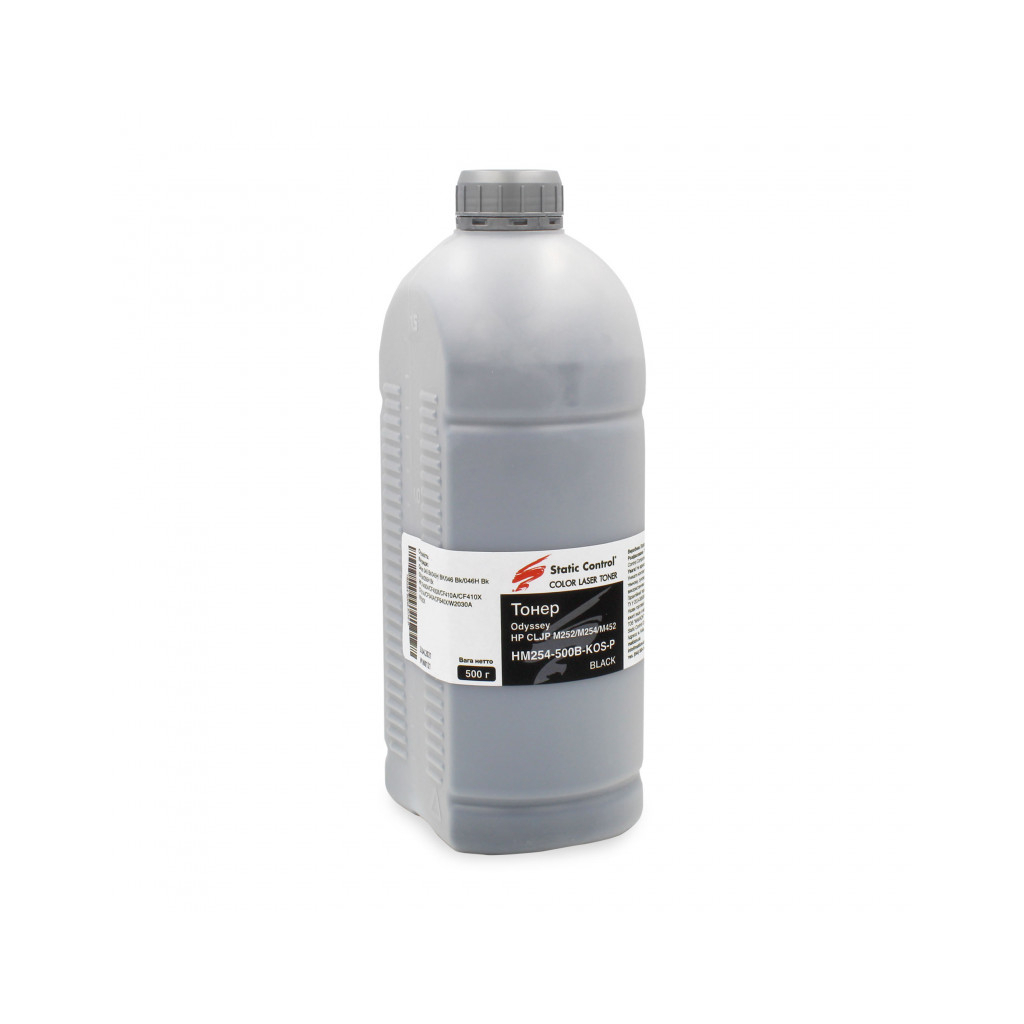 Тонер Static Control HP CLJP M252/M254/M452 500г black, фасування (HM254-500B-KOS-P) - зображення 1