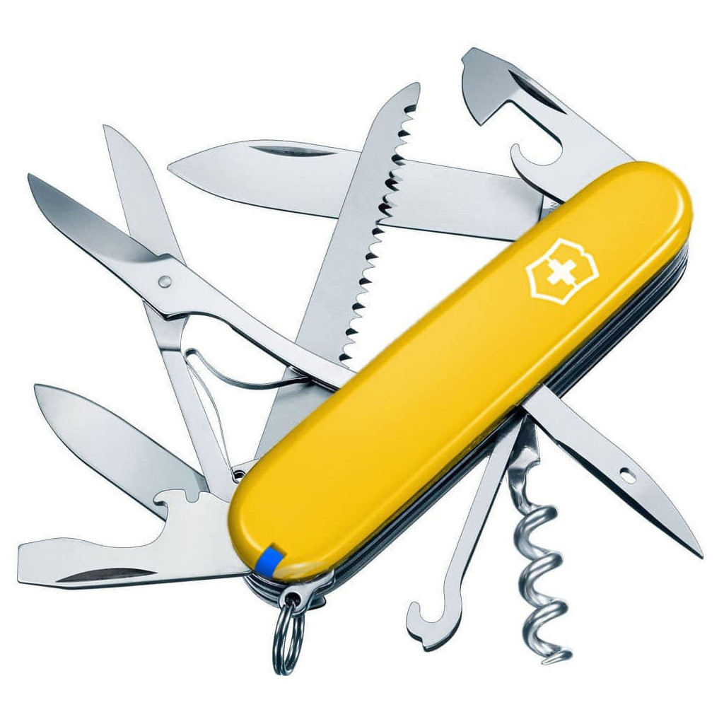 Ніж Victorinox Huntsman Ukraine 91 мм Жовто-синій (1.3713.8.2) - зображення 3