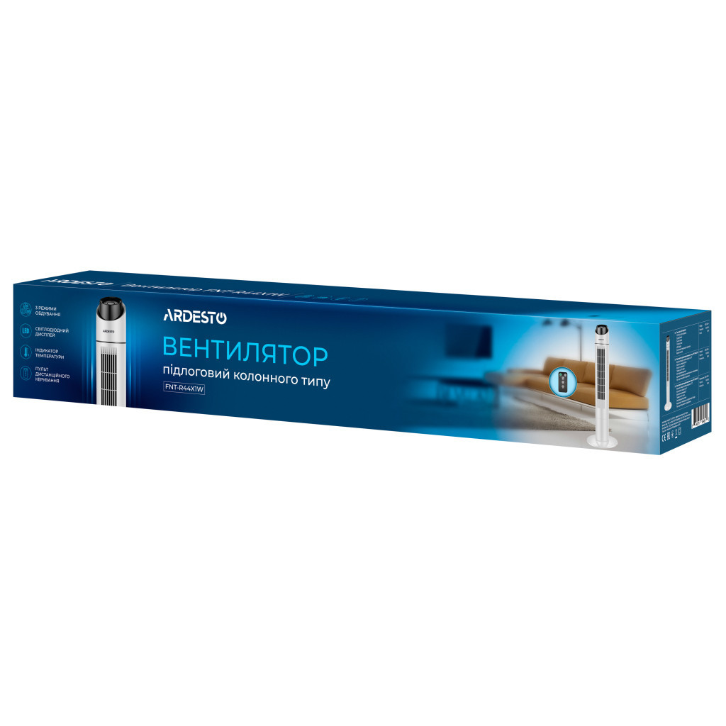 Вентилятор Ardesto FNT-R44X1W - изображение 2