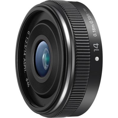 Об'єктив Panasonic Micro 4/3 Lens 14mm F/2.5 (H-H014AE-K) - зображення 1