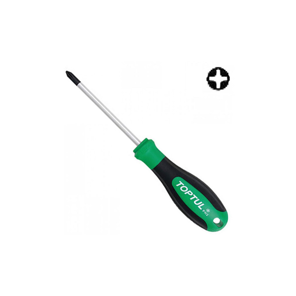 Викрутка Toptul хрест PH1x100 Anti-Slip (FBAD0110) - зображення 1