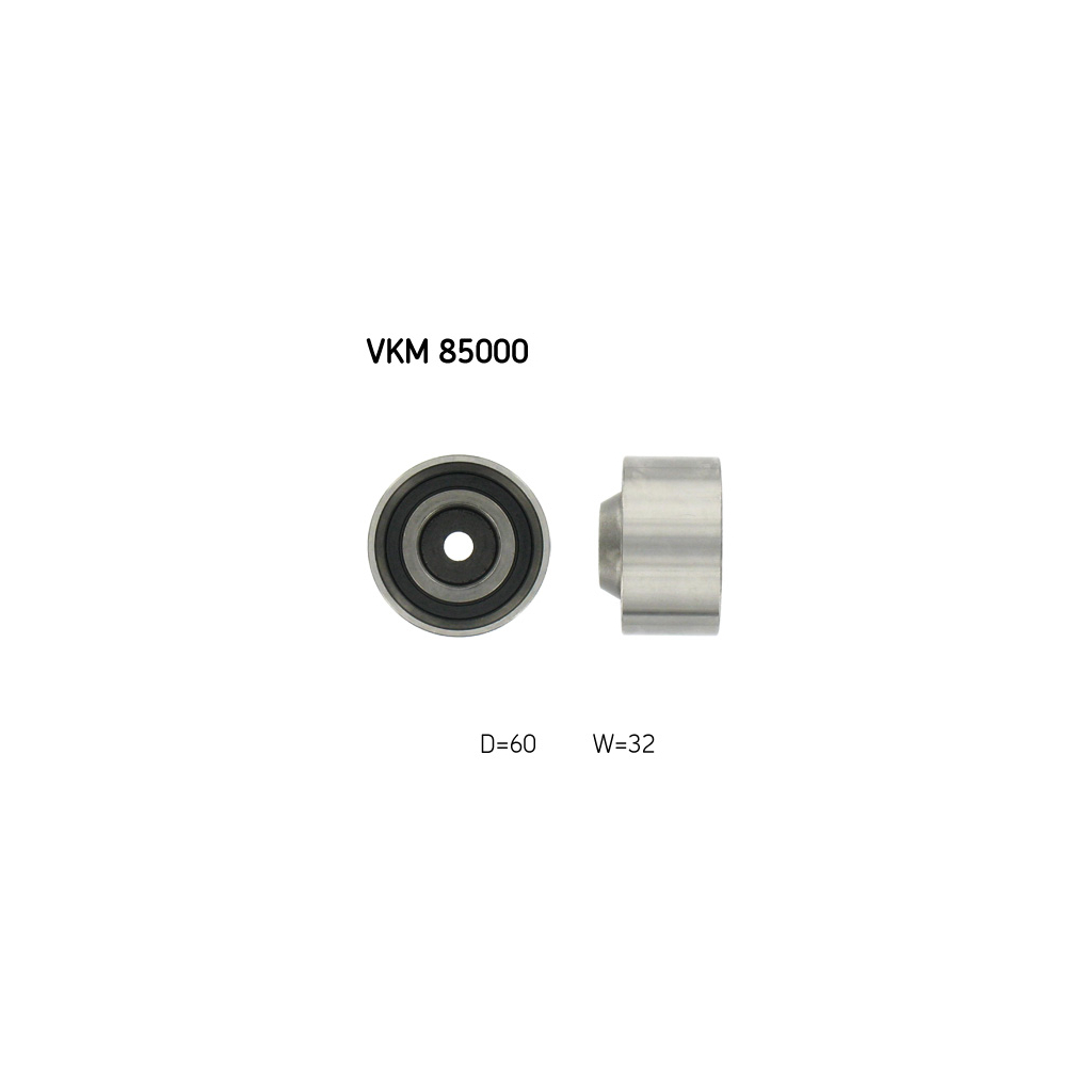Ролик натягувача ременя SKF VKM 85000 - зображення 1