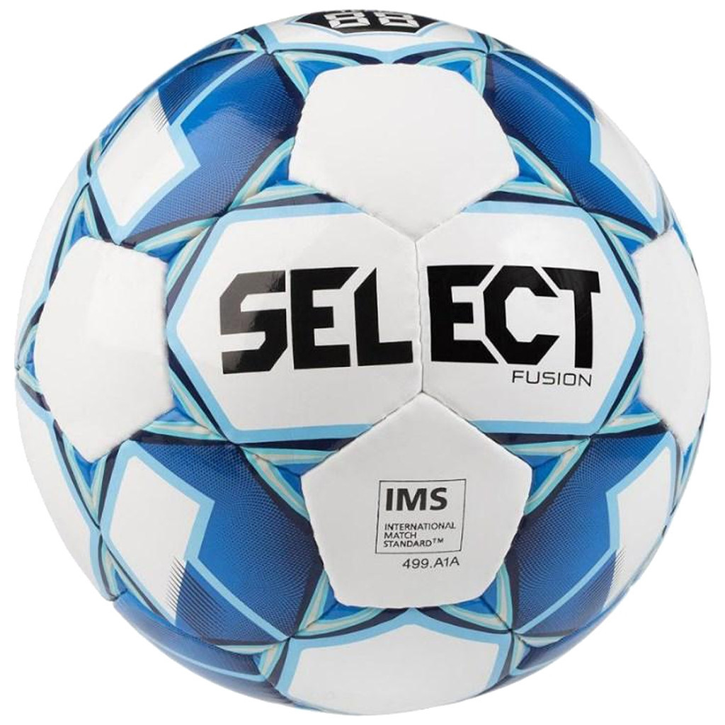 М'яч футбольний Select Fusion IMS біло-блакитний Уні 3 (5703543226412) - зображення 1