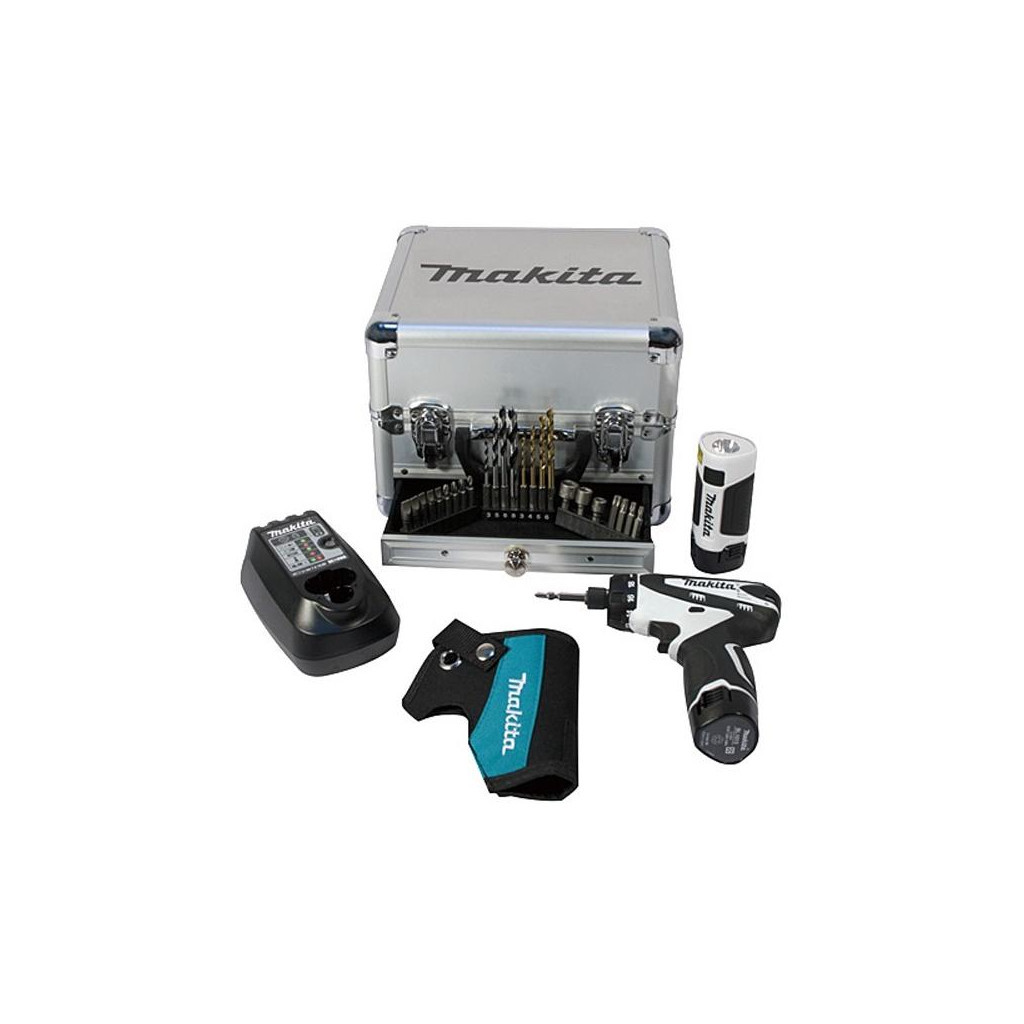 Шуруповерт Makita 10,8В, 1,3Аг, 24Нм + обладнання (DF030DWX01) - зображення 2