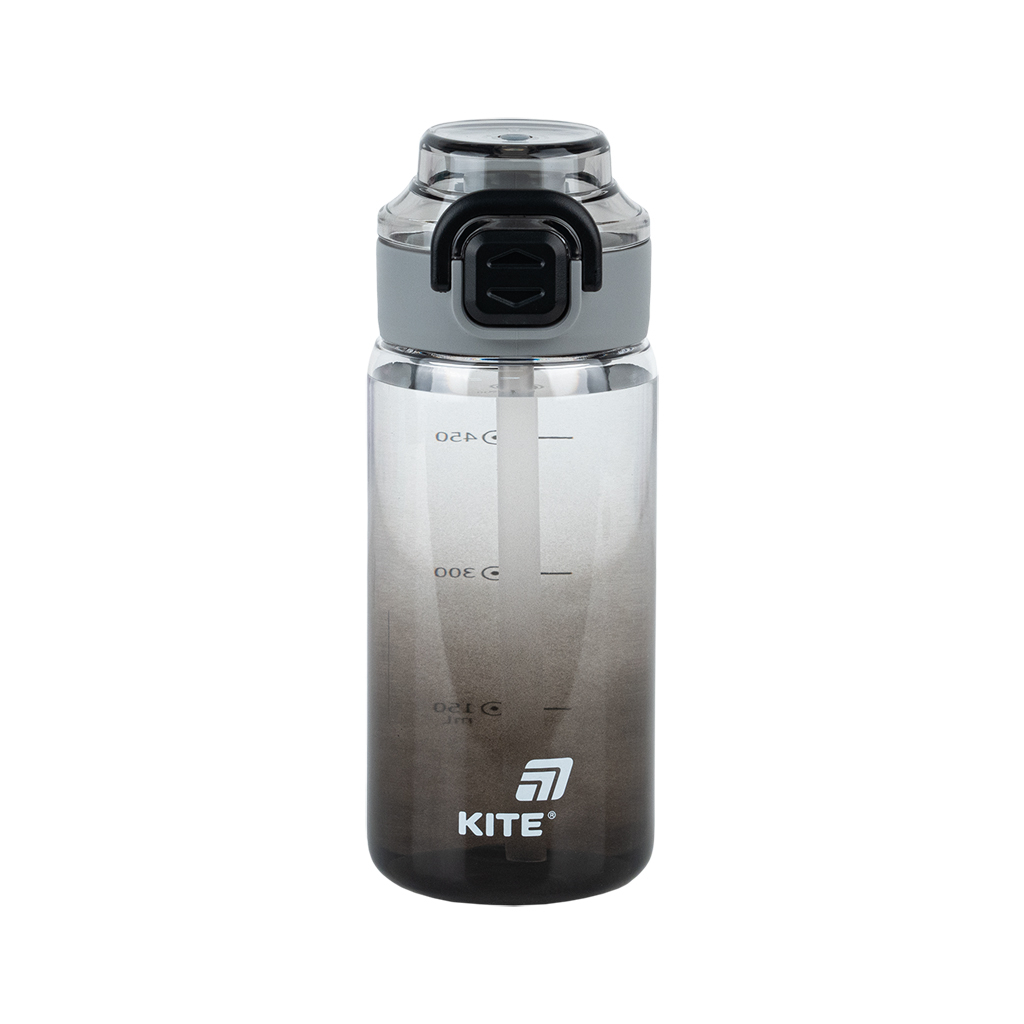 Поїльник-непроливайка Kite 600 мл, чорна (K25-1212-1) - зображення 1
