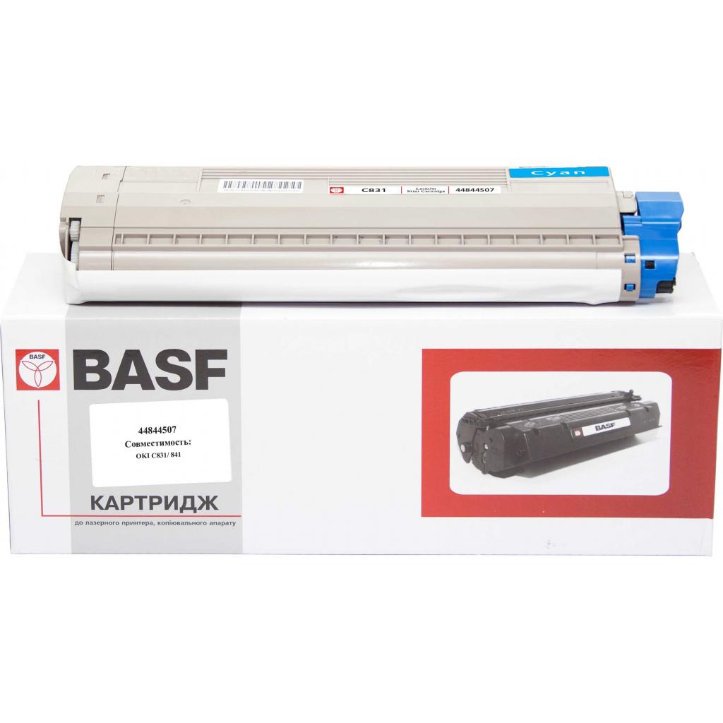 Тонер-картридж BASF OKI C831/841 Cyan, 44844507 (KT-44844507) - зображення 1