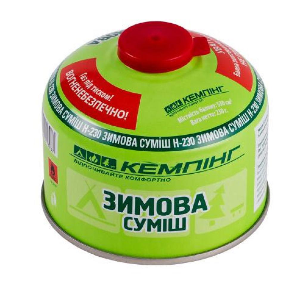 Газовий балон Кемпінг H230 (4823082703937) - изображение 1