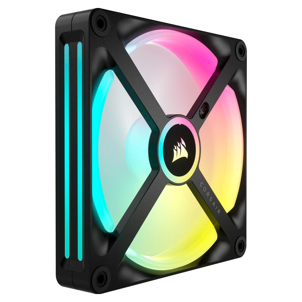 Кулер до корпусу Corsair iCUE Link QX140 RGB PWM PC Fans Starter Kit with iCUE LINK System Hub (CO-9051004-WW) - изображение 4