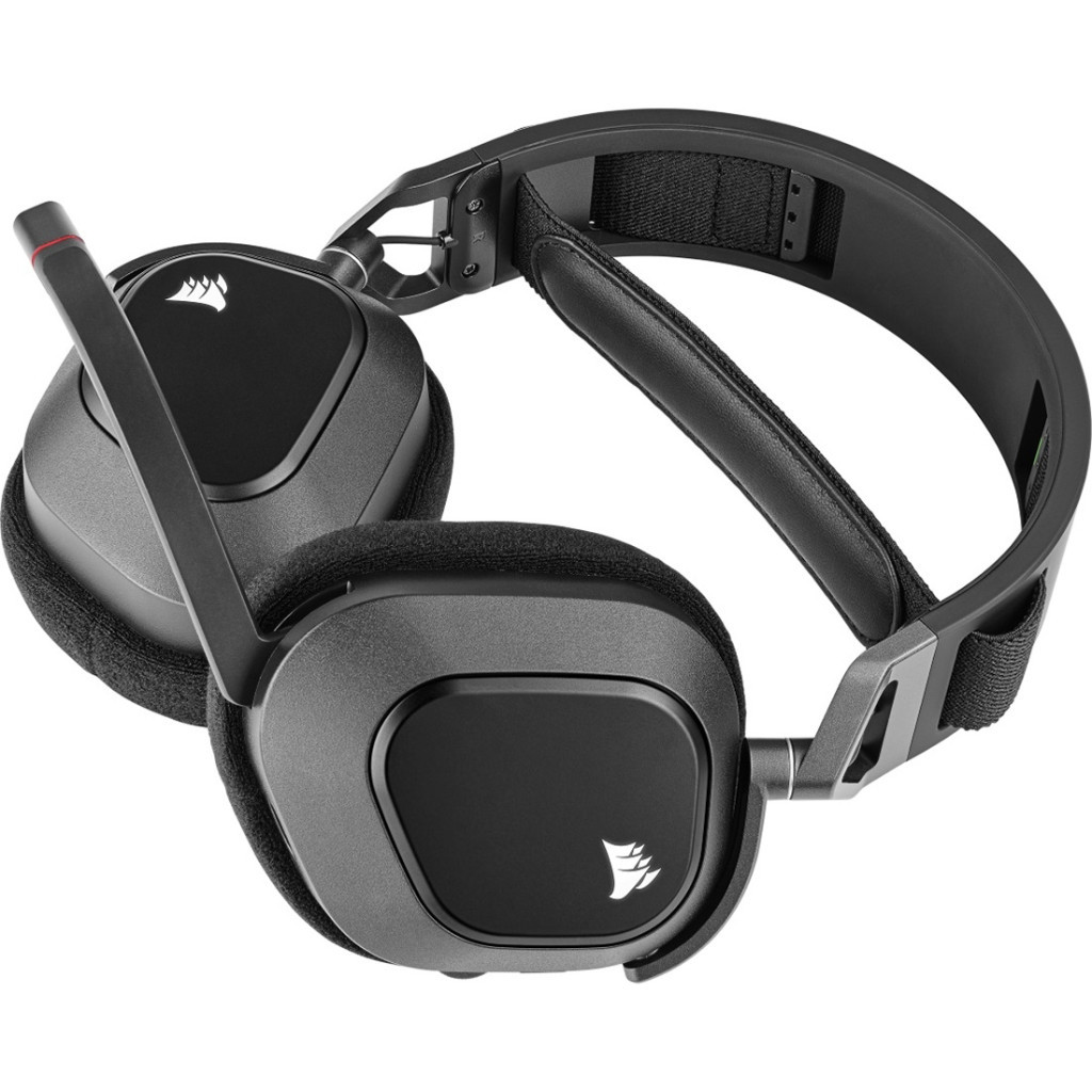 Навушники Corsair HS80 RGB Wireless Carbon (CA-9011235-EU) - зображення 4