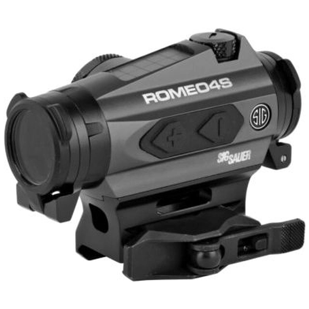 Коліматорний приціл Sig Sauer Romeo4S 1x20mm, 2 MOA RED DOT BALLISTIC CIRCLE DOT, SOLAR (SOR43021) - зображення 5