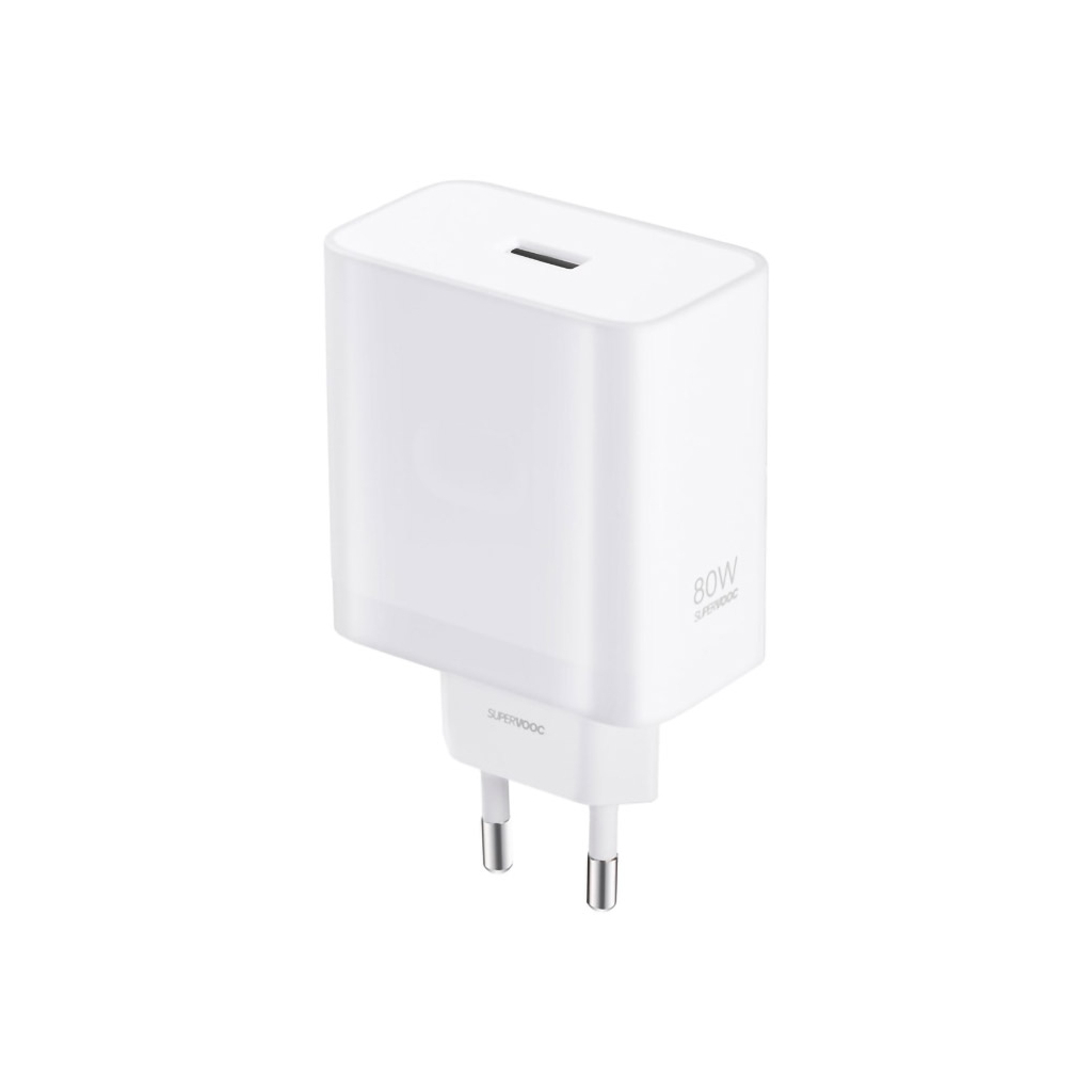 Зарядний пристрій Oppo 80W SUPERVOOC/WHITE (VCB8OAEH) - зображення 1
