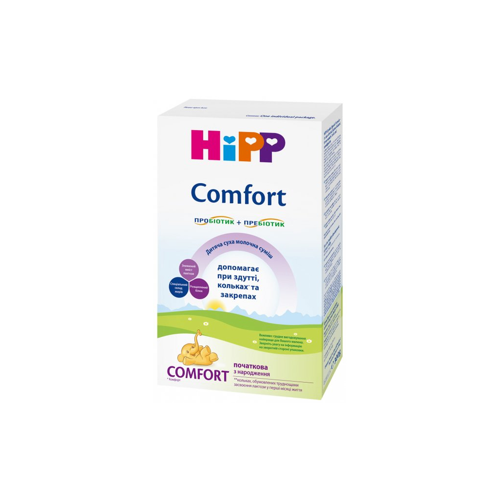 Дитяча суміш HiPP Comfort 1 +0 міс. 300 г (9062300139454) - зображення 2