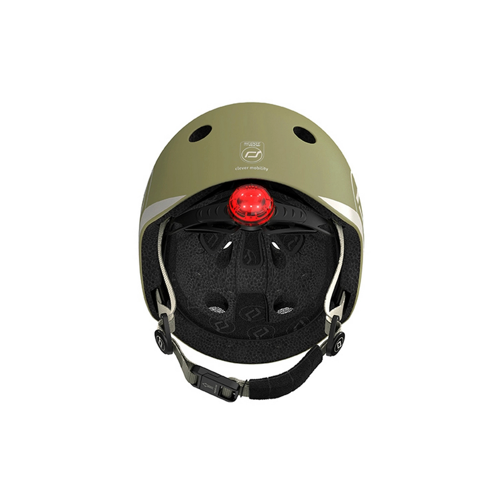 Шолом Scoot&Ride оливковий з ліхтариком 45-51см (SR-181206-OLIVE) - изображение 5
