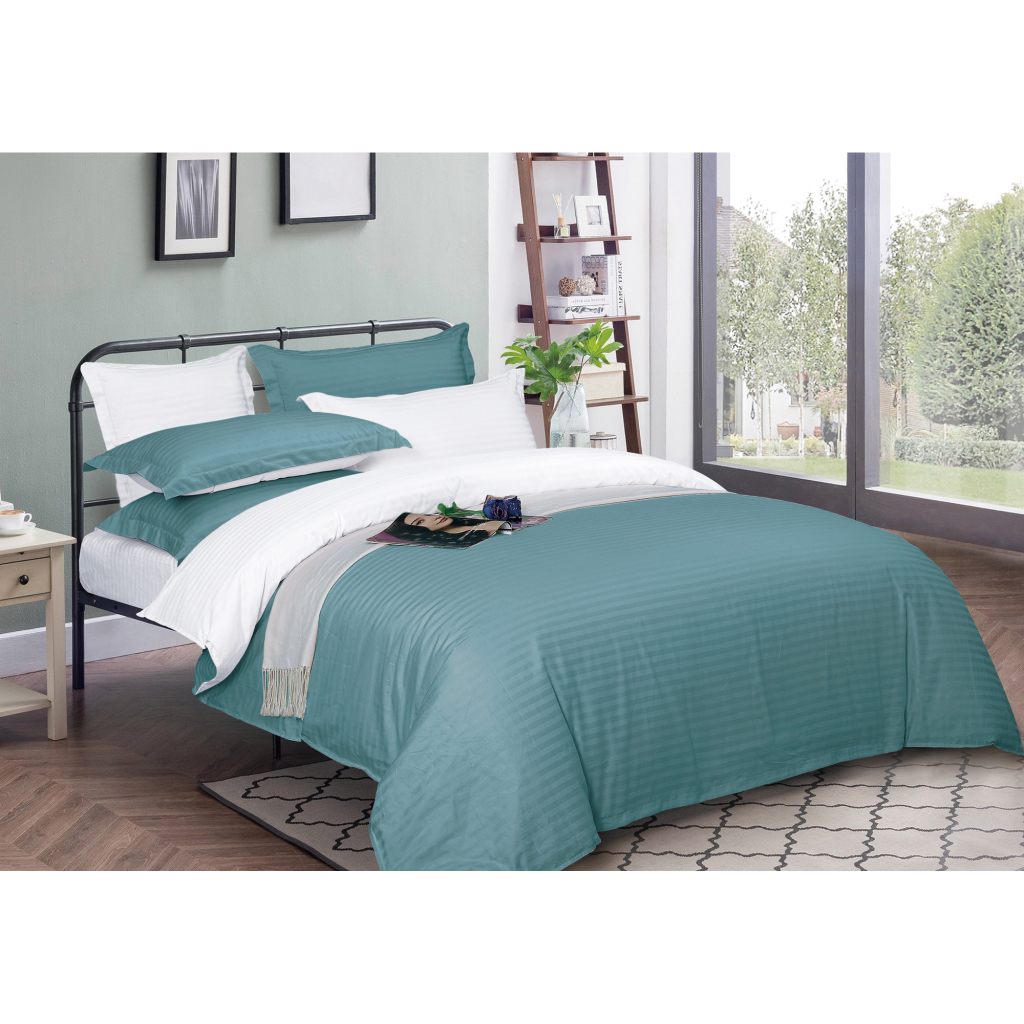 Підковдра MirSon Satin Stripe 30-0015 + 30-0001 Galiena 160х220 см (2200005260821) - зображення 1