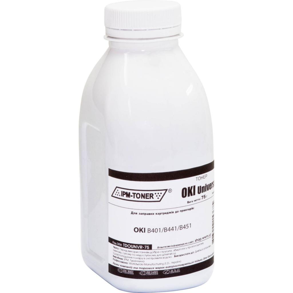 Тонер OKI B401/B441/B451, 75г Black IPM (TDOUNVR-75) - зображення 1