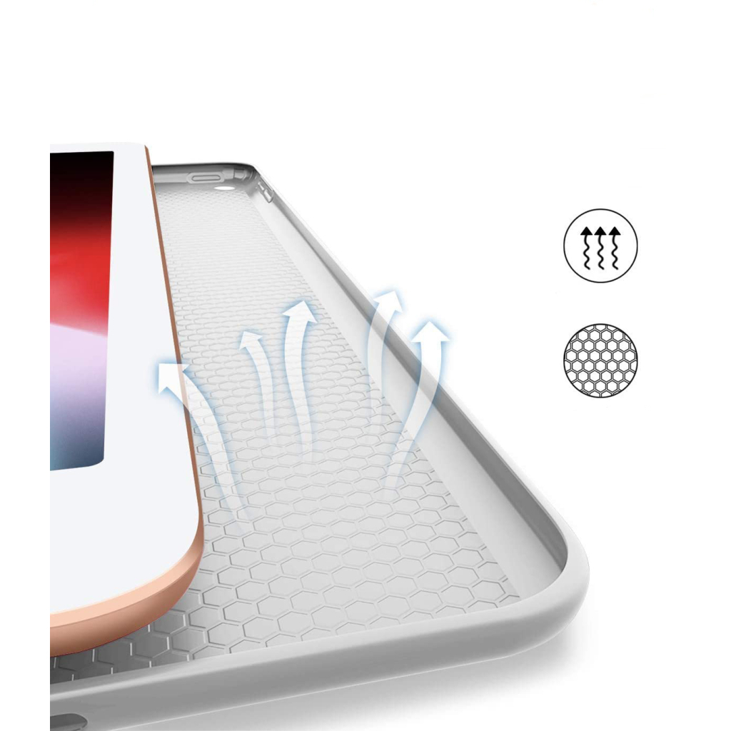 Чохол до планшета BeCover Tri Fold Soft TPU Silicone Apple iPad 9.7 2017/2018 A1822/A1823/A1893/A1954 Gray (706879) - зображення 4
