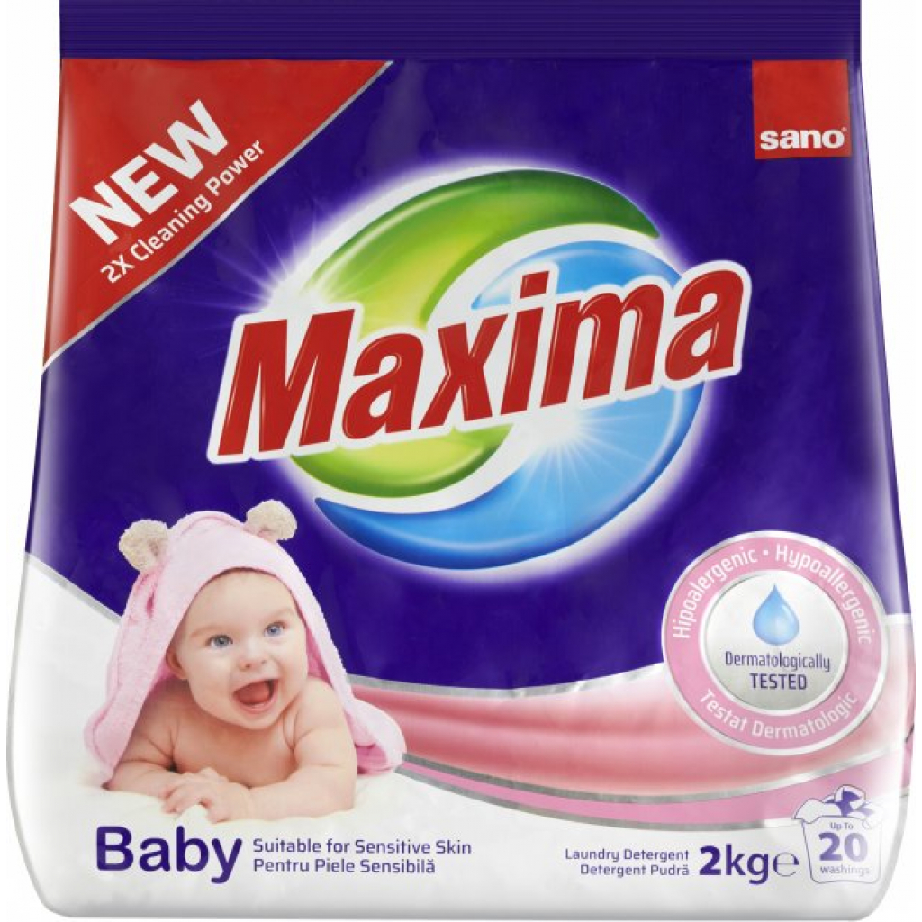 Пральний порошок Sano for Babies and Sensitive skin 2 кг (7290102991341) - зображення 1