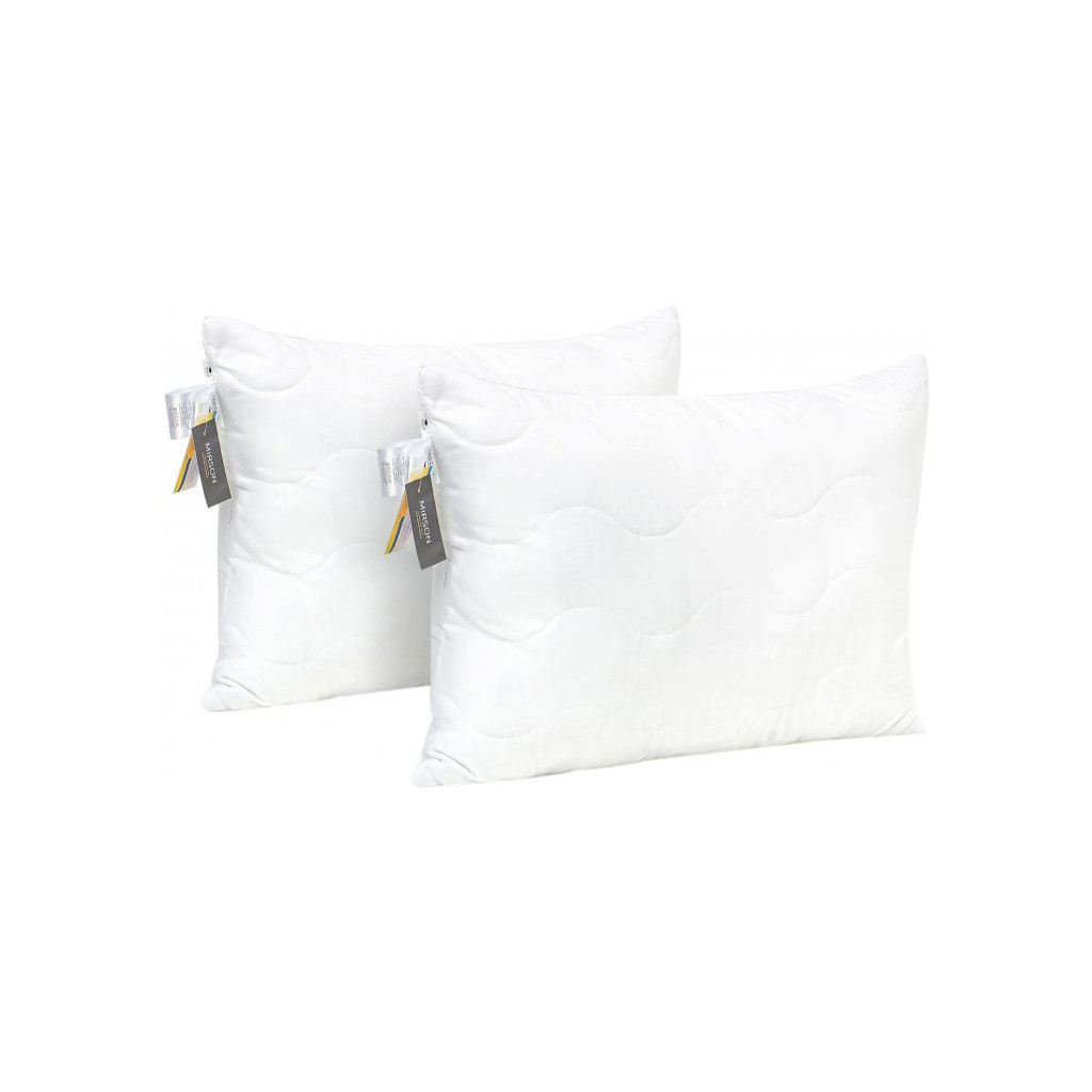Подушка MirSon Набір BamBoo №1612 Eco Light White середні (2200002652360) - зображення 1