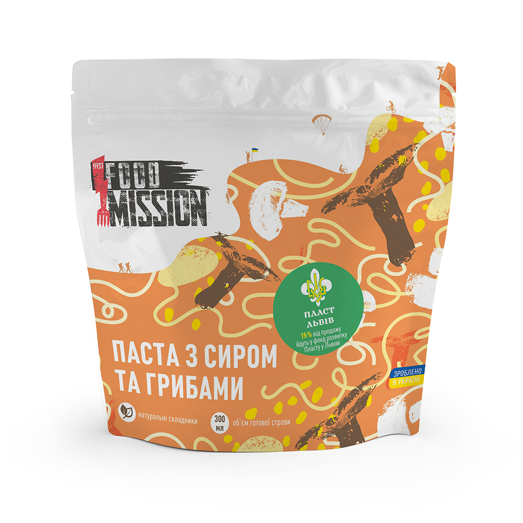 Їжа швидкого приготування Food Mission Паста з сиром і грибами 110 г (fm.30719) - зображення 1