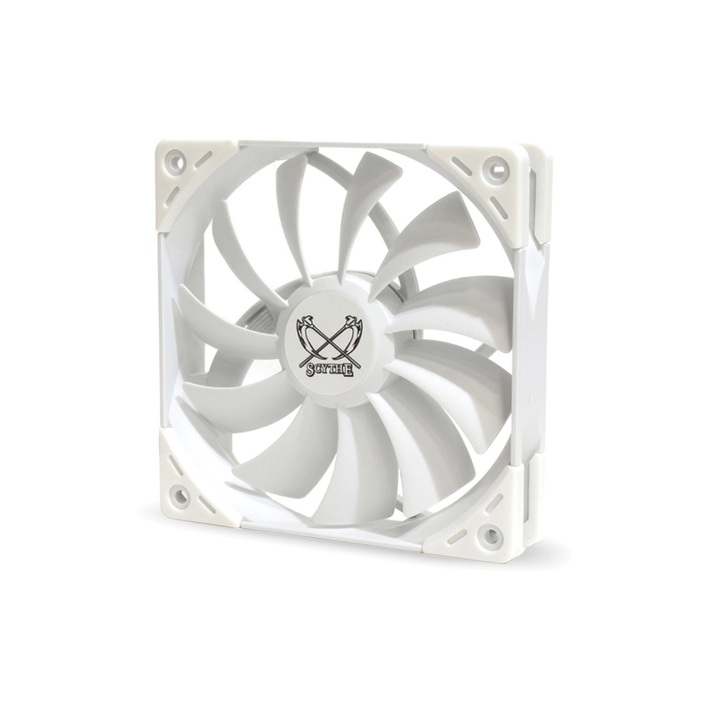 Кулер до корпусу Scythe Kaze Flex 120 White PWM (KF1225FD12W-P) - зображення 1