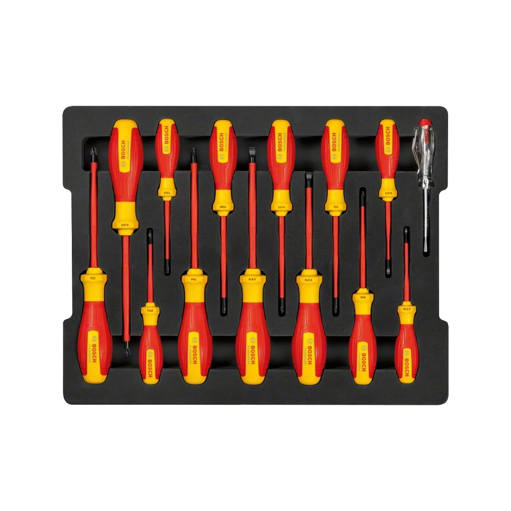 Набір викруток Bosch Professional, (змішаний), VDE, 14 шт (1.600.A02.NF9) - зображення 4