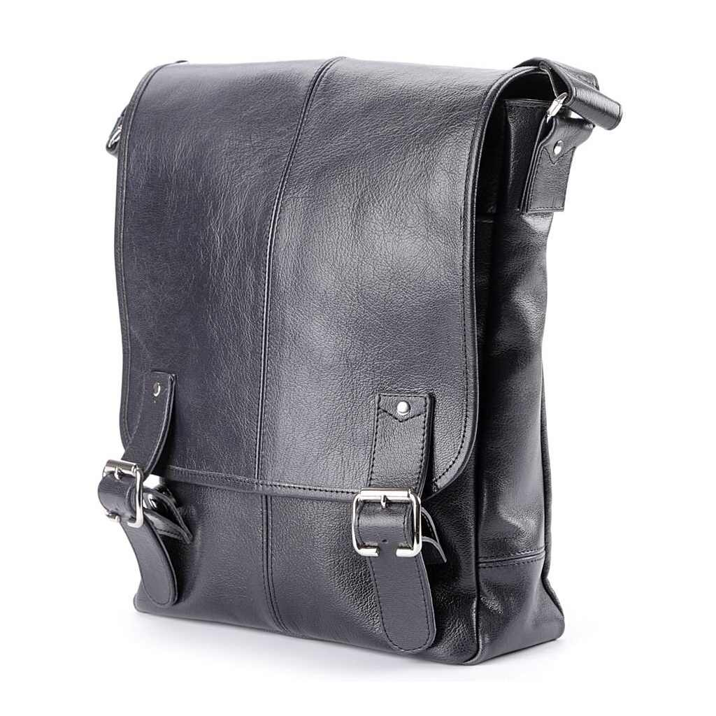 Сумка Shvigel Шкіряна Чорна (00919) - зображення 1