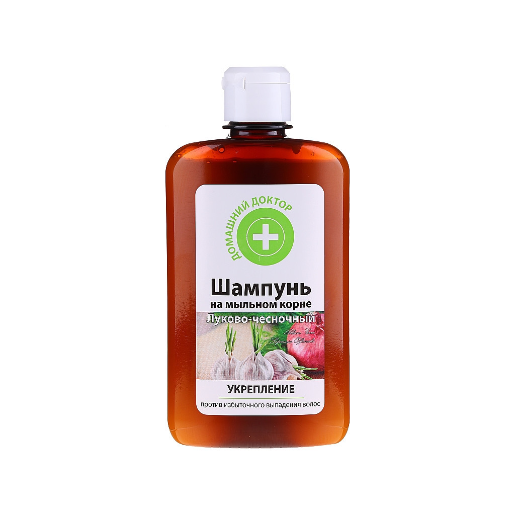 Шампунь Домашній Доктор Цибулево-часниковий Зміцнення 300 мл (4823015935664) - зображення 1