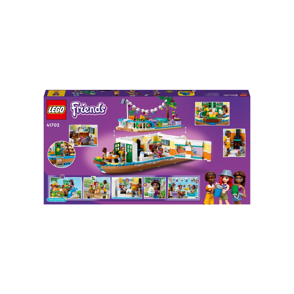 Конструктор LEGO Friends Плавучий будинок на каналі 737 деталі (41702) - зображення 6