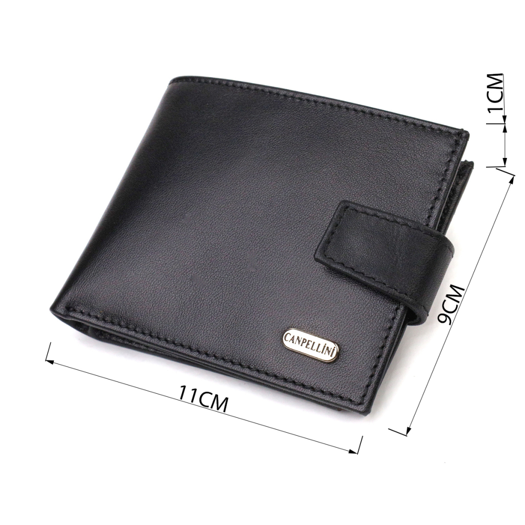 Портмоне Canpellini З натуральної шкіри Чорне (21882) - зображення 3