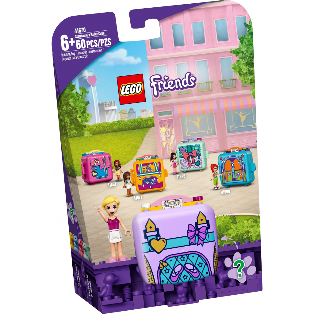 Конструктор LEGO Friends К'юб для балету Стефані 60 деталей (41670) - зображення 1