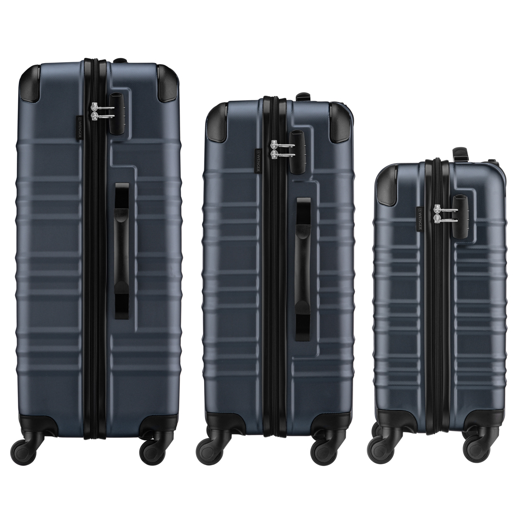 Набір валіз Wenger Amplar 3 в 1 (S,M,L) пластик, 4 колеса, синій (653150) - зображення 5