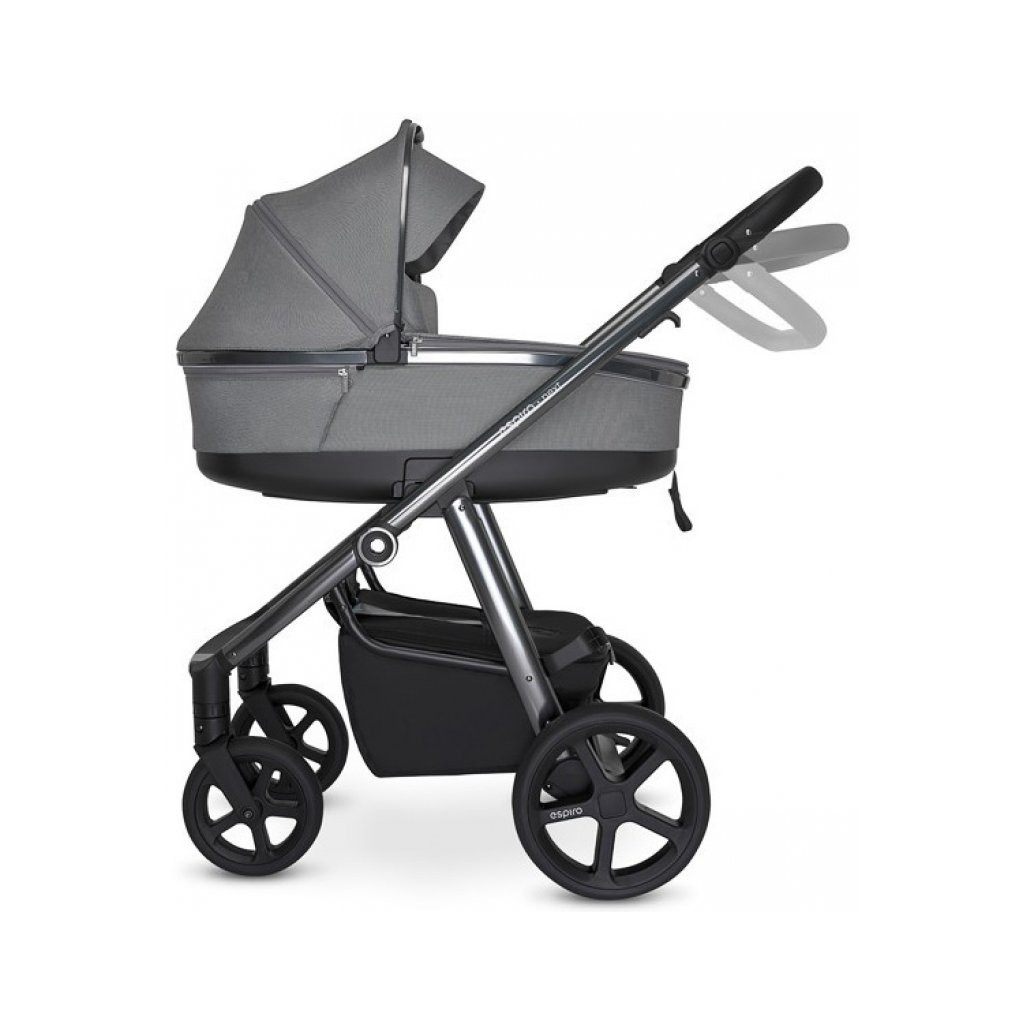 Коляска Espiro 2 в 1 Next Up 617 Chrome Graphite Moon (5906724204814) - зображення 4